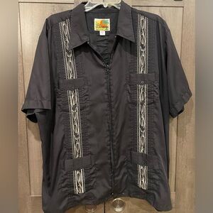Genuine Haband Guayabera 4 pockets